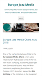 Mobile Screenshot of europejazzmedia.net